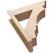Ekena Millwork 8-in W x 28-in D x 32-in H Balboa Trad Rough Cedar Woodgrain TimberThane Outlooker, Primed Tan OUTUR080X28X32BOA04RCPR - alternate 4